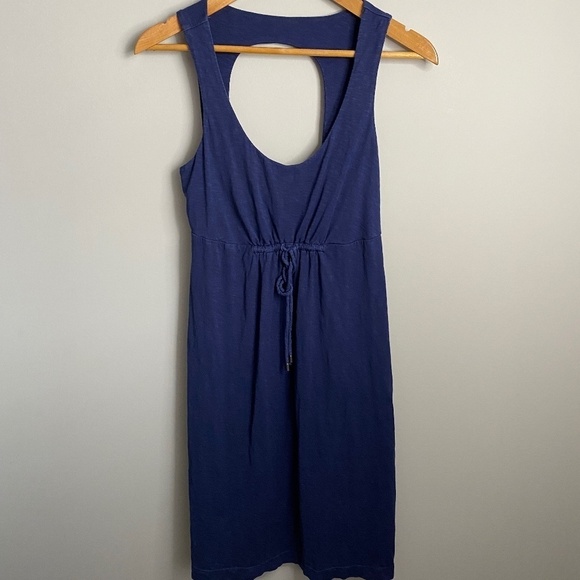 Tommy‎ Bahama RELAX Women's Navy Blue Tank Top Peasant Dress Size Small - Picture 1 of 13